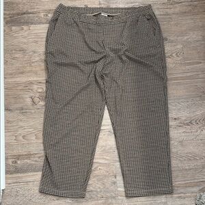 a new day Black and White Checkered Dress Pants